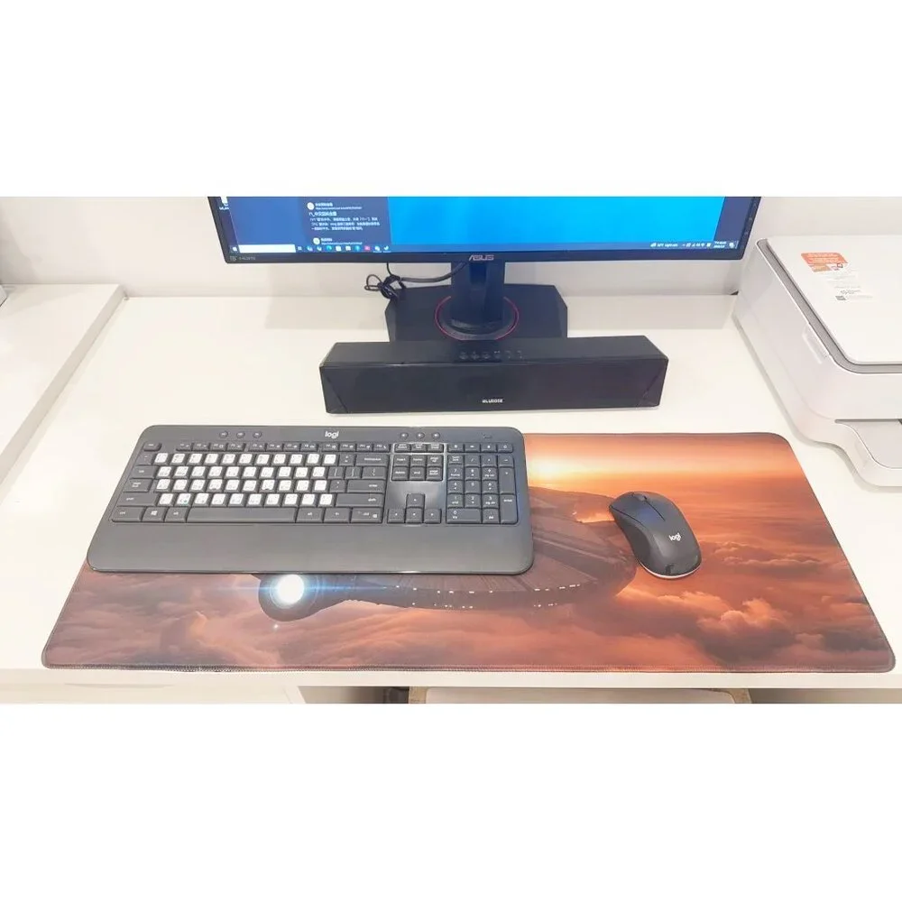 Star Wars Millennium Falcon Large Gaming Mouse Pad Anti-Slip Desk Mat 31x 11.5''
